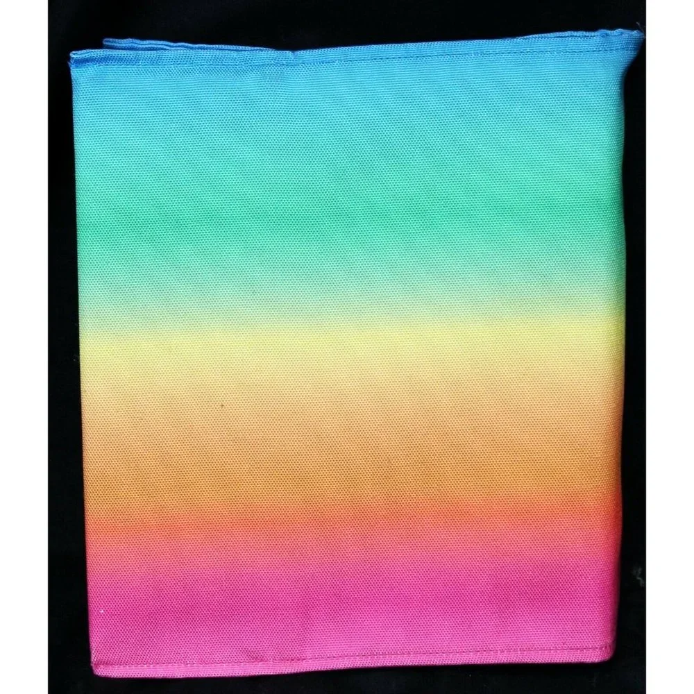 Recollections Fitness and Nutrition Planner Rainbow Colored 4 Ring Calendar Note